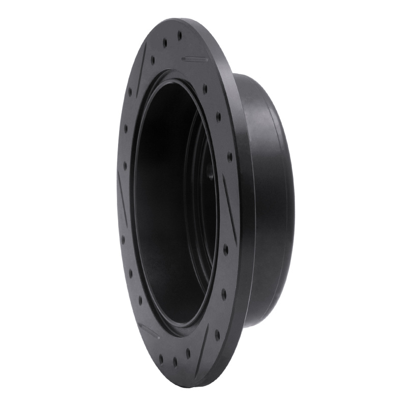 Chevrolet Optra Brake Rotor (1) - Rear Right - R1 Concepts - Drilled & Slotted - Black - `04-`10